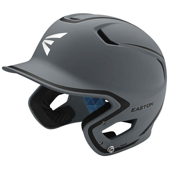 Easton Z5 2.0 Baseball Two-Tone Matte Batting Helmet, Senior, Grey/Black