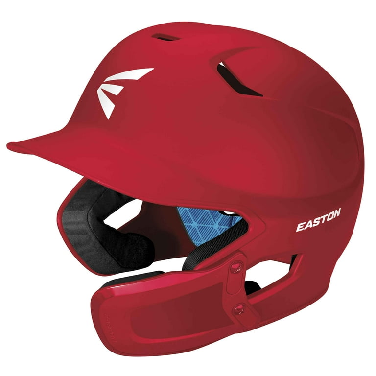 Easton Z5 2.0 Matte Solid Baseball Helmet with Universal Jaw Guard