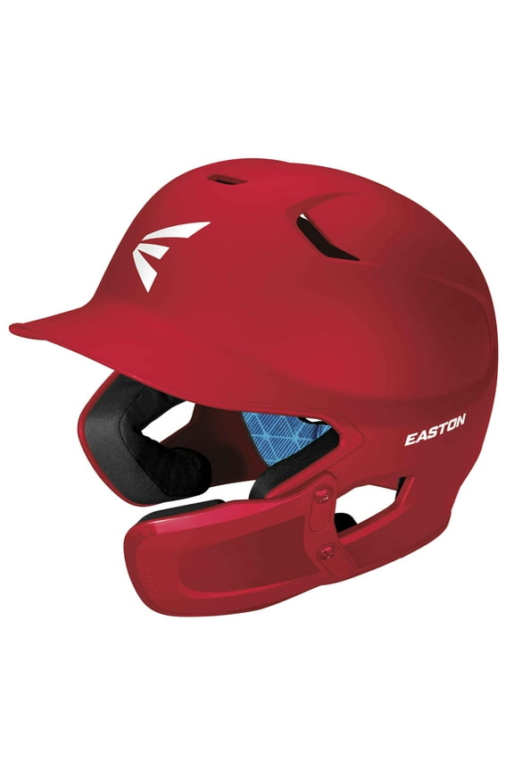Z5 2.0 Matte Solid Baseball Helmet with Universal Jaw Guard - Senior | Matte Red | Senior
