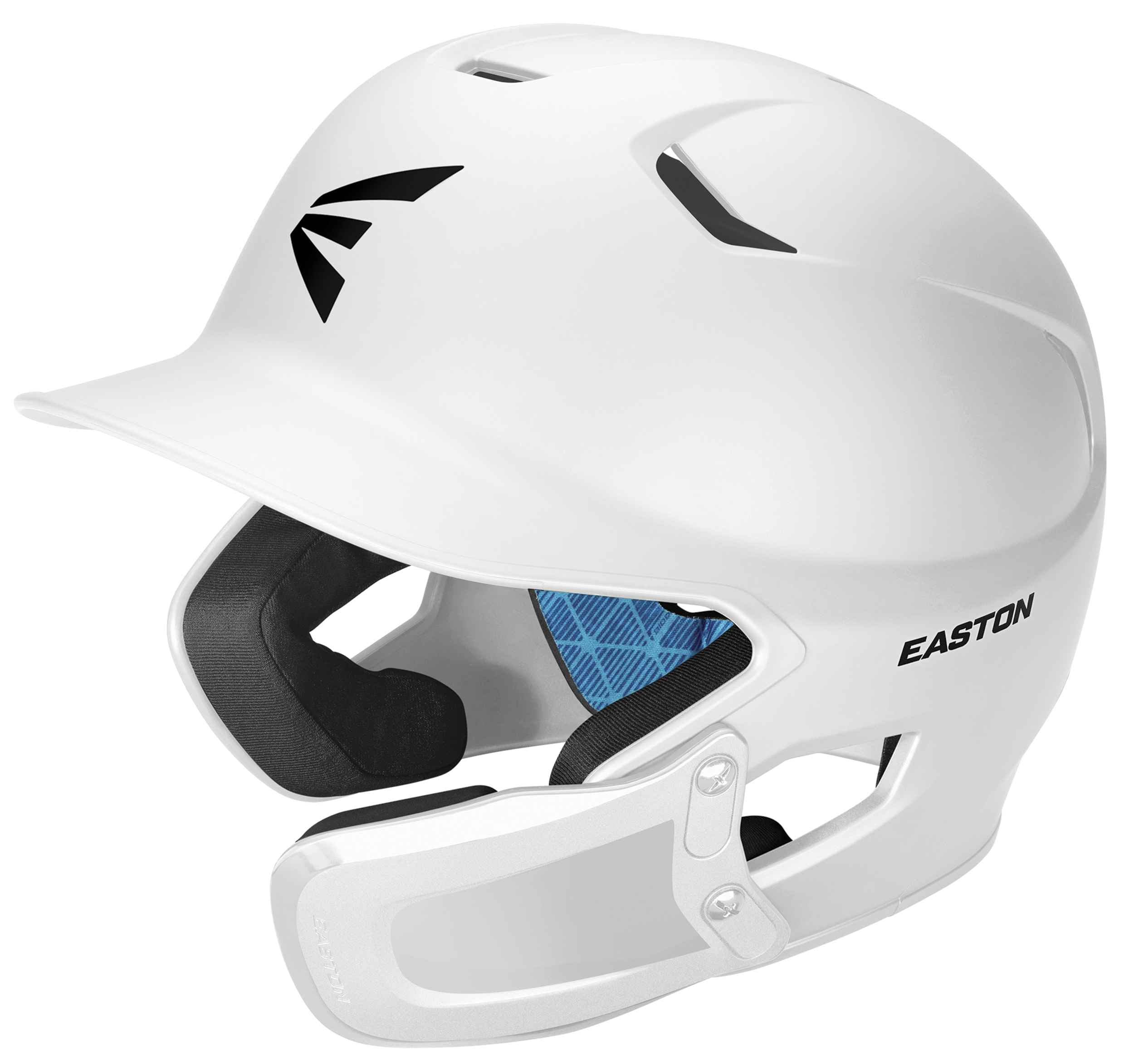 Easton Z5 2.0 Matte White Batting Helmet, Junior Size, ABS Shell