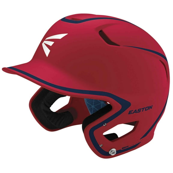 Easton Z5 2.0 Matte Two-Tone Batting Helmet - Senior | Red/Navy | Senior