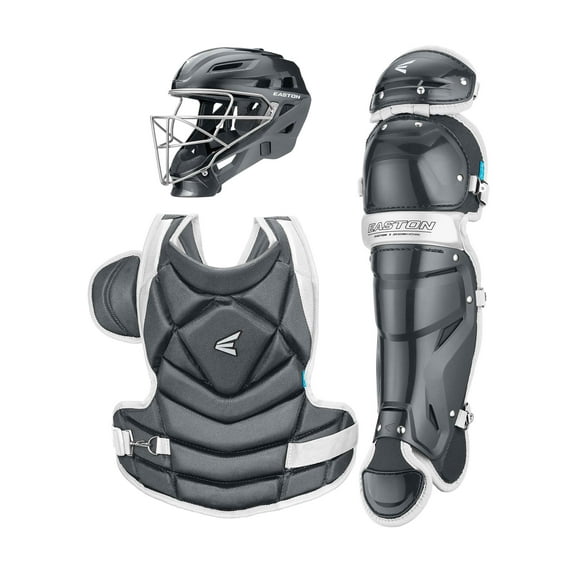 Easton x Jen Schro The Fundamental Fastpitch Catcher's Gear Set | Charcoal | Adult