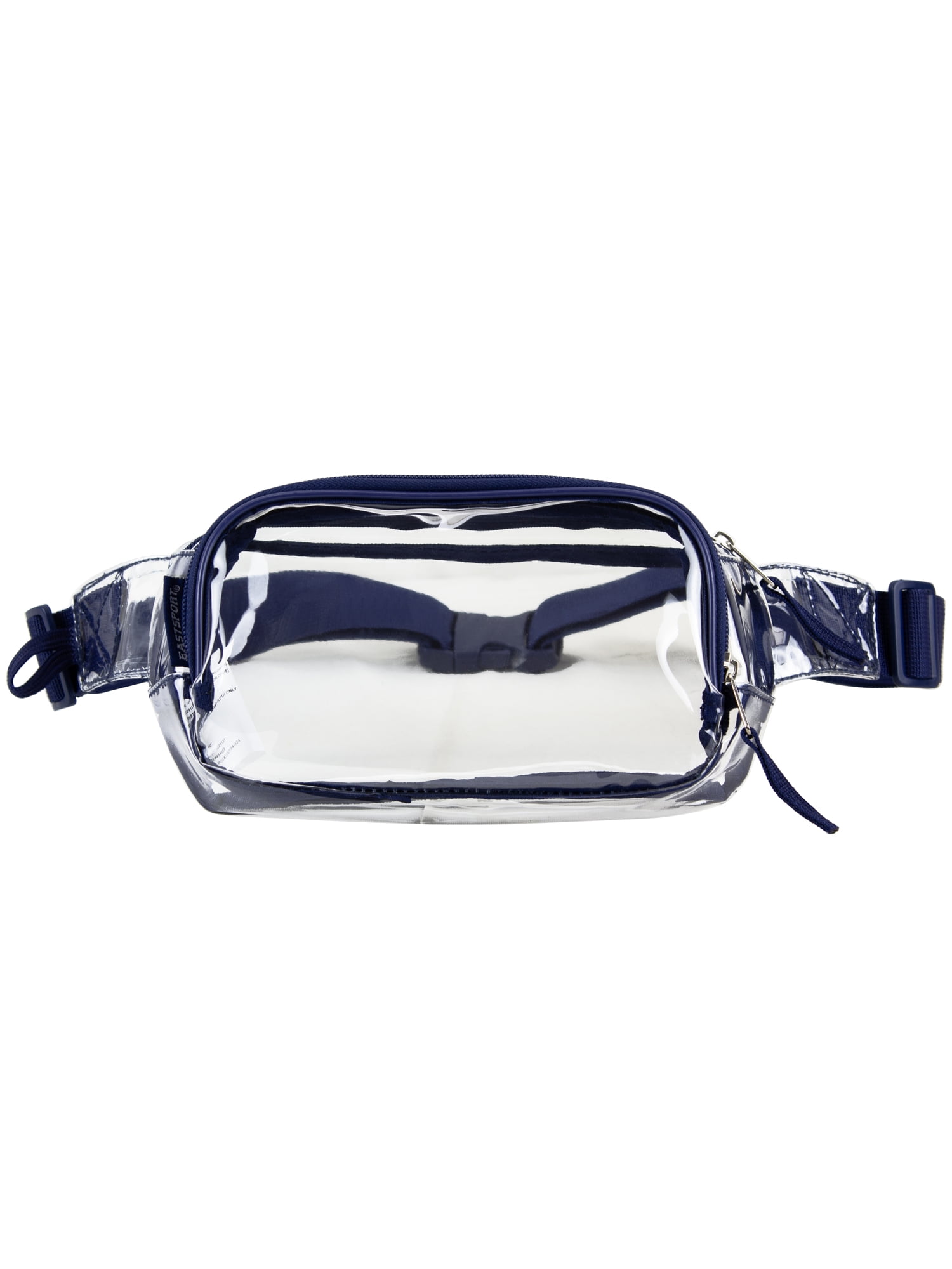 Eastsport Unisex Adjustable Strap Waist Fanny Pack in Transparent Blue