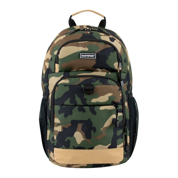 Eastsport Unisex 19" Aero Core Backpack, Green Army Camo