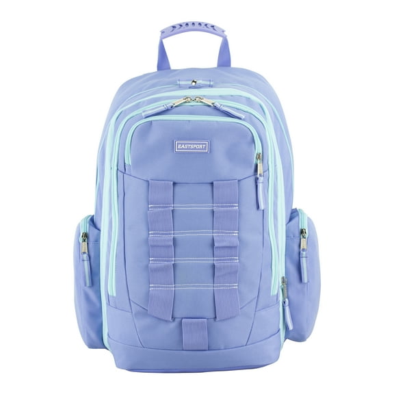 Eastsport Unisex Allegiance Expandable Recycled Backpack, Peri Blue