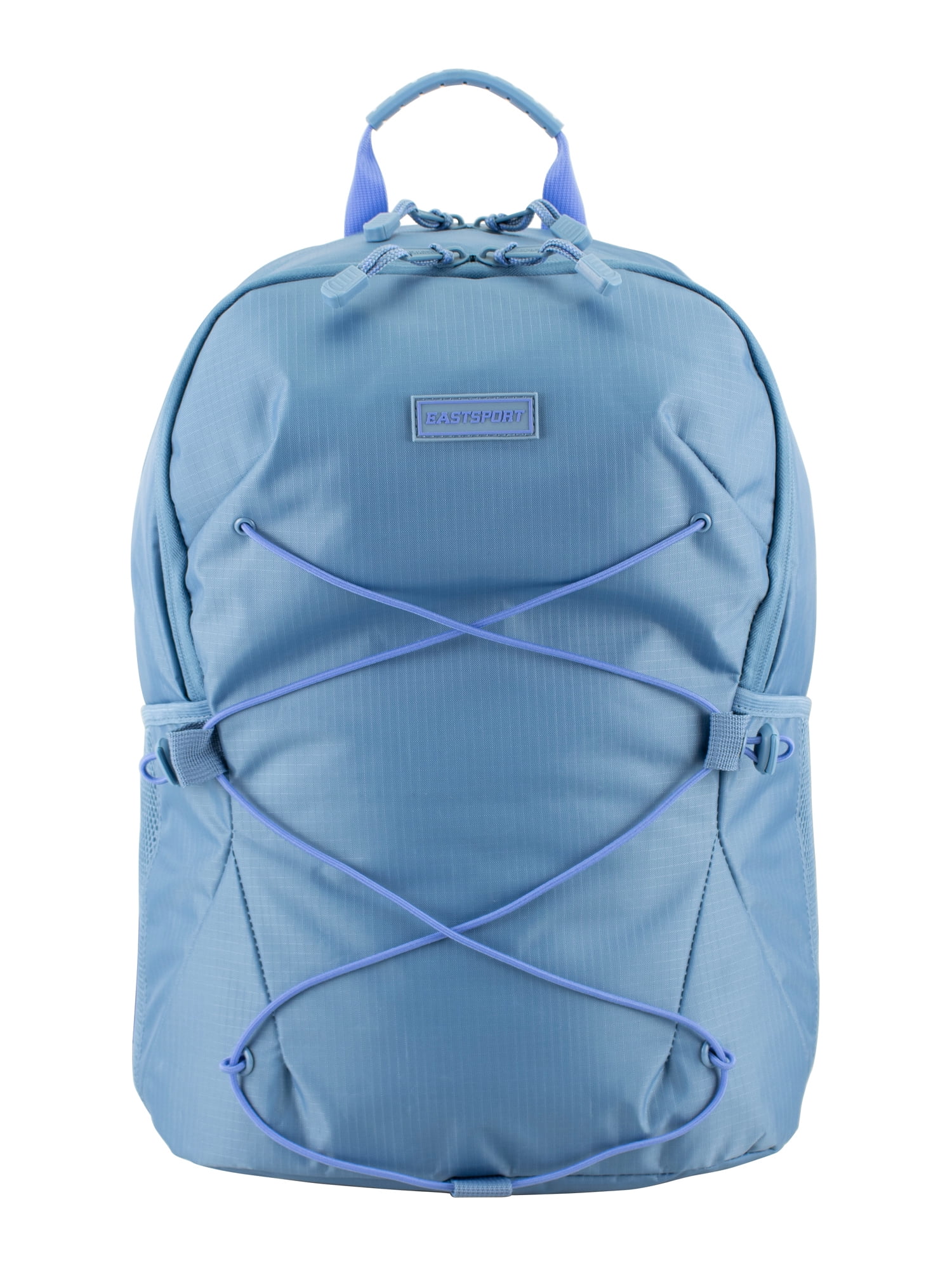 Eastsport Unisex Ascend Athleisure 18.5" Bungee Backpack, Blue Shadow