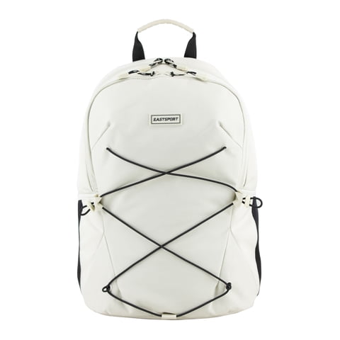 Eastsport Unisex Ascend Athleisure 18.5" Bungee Backpack, Pelican