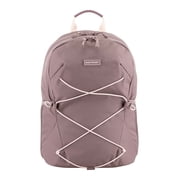 Eastsport Unisex Ascend Athleisure 18.5" Bungee Backpack, Rose Taupe