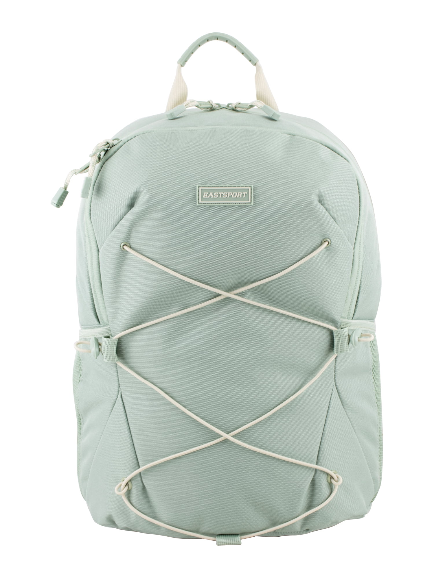 Eastsport Unisex Ascend Athleisure 18.5" Bungee Backpack, Seagrass
