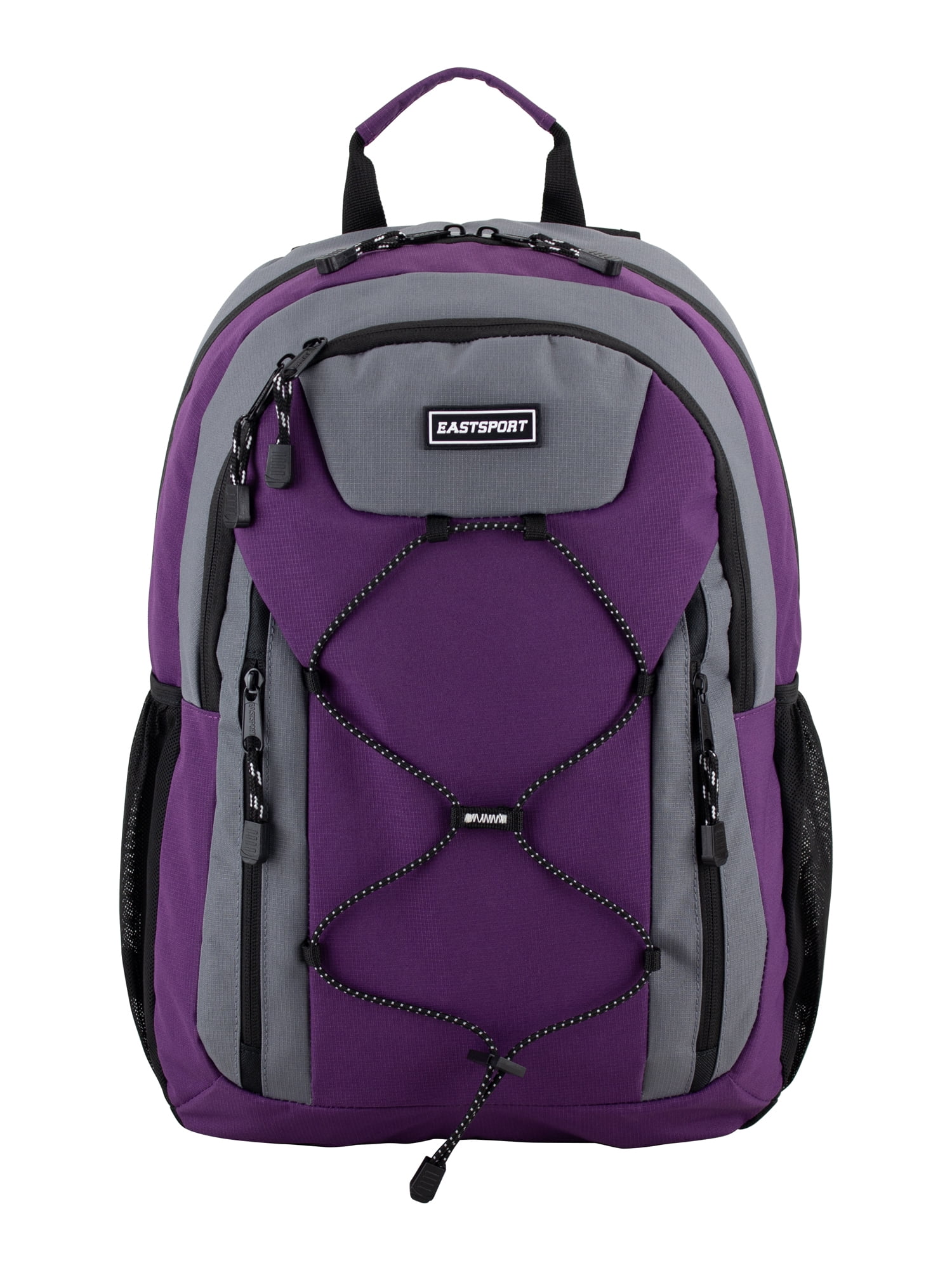 Eastsport Unisex Axis Sport 18.5" Bungee Backpack, Berry Parfait