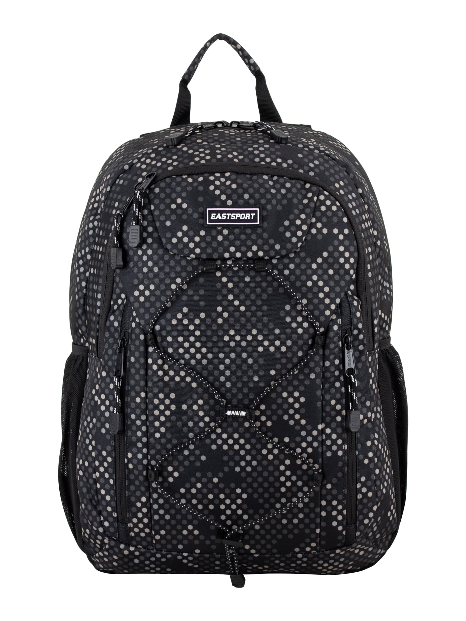 Eastsport Unisex Axis Sport 18.5" Bungee Backpack, Hex Dotted Camo