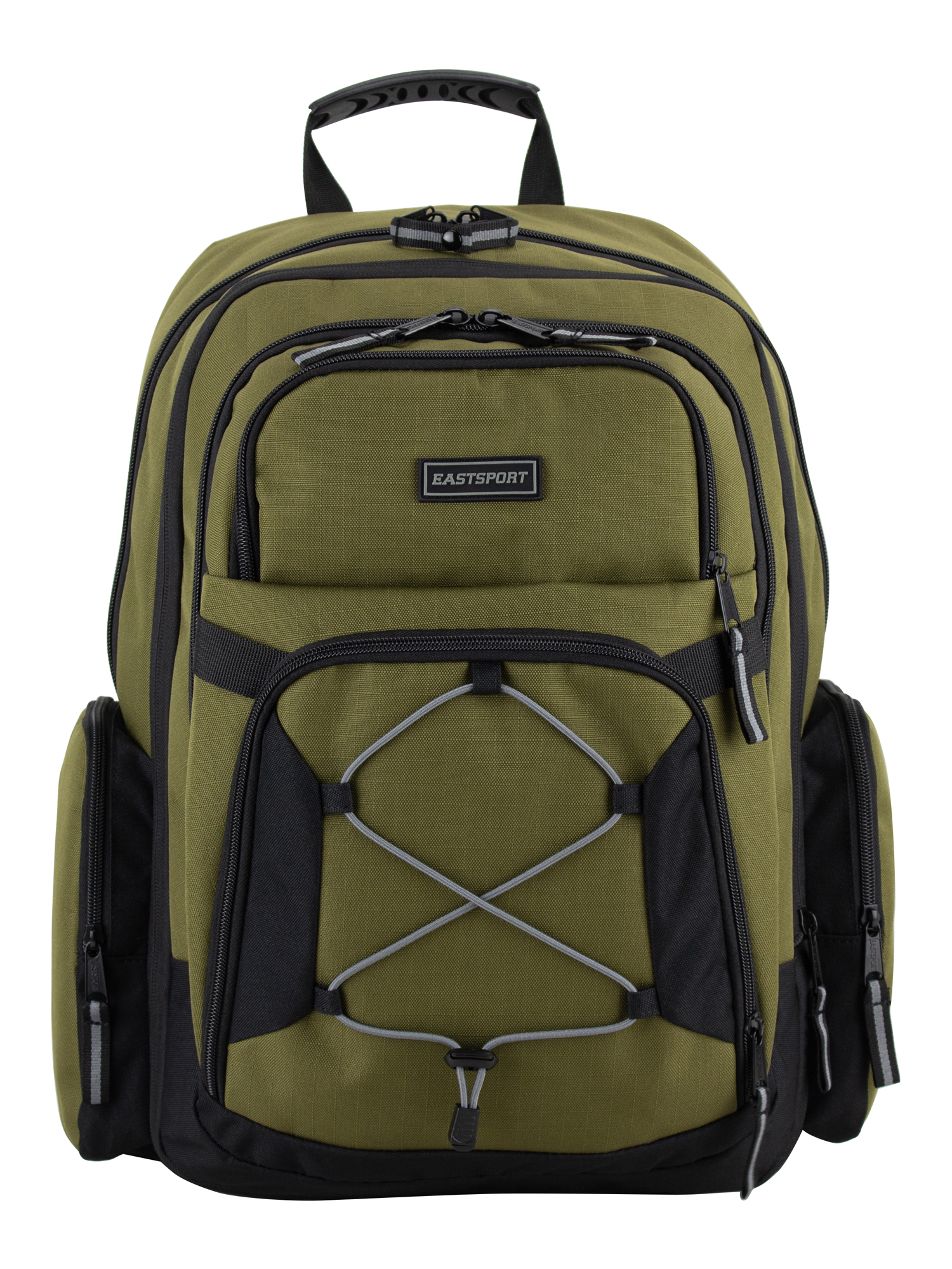 Eastsport Bungee Expandable Backpack, Dark Olive Ripstop