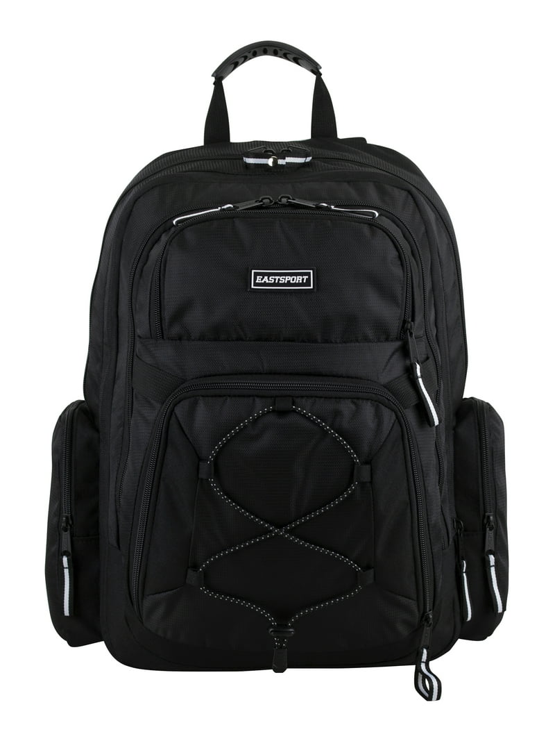 バッグ FTP Bungee Backpack Eastsport Bungee Expandable Unisex Recycled Backpack Black
