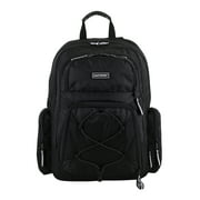 Eastsport Bungee Expandable Unisex Recycled Backpack Black