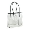 thumbnail image 1 of Eastsport Clear All-Purpose Security Tote, Black, 1 of 7