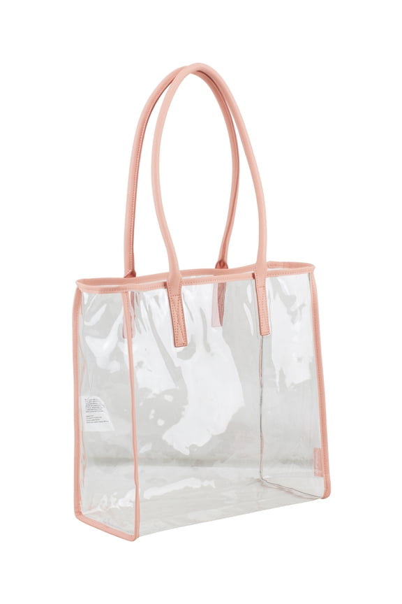 Clear All-Purpose Security Tote, Blush