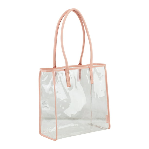 Eastsport Clear All-Purpose Security Tote, Blush - Walmart.com