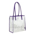 thumbnail image 1 of Eastsport Clear All-Purpose Security Tote, Purple, 1 of 7