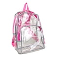 thumbnail image 1 of Eastsport Clear Two-Compartment Backpack with Adjustable Straps for School and Events, 1 of 2