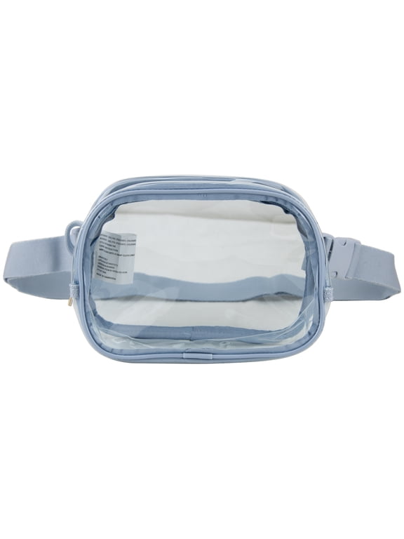 Clear Fashion Cross Body Media Bag, Blush