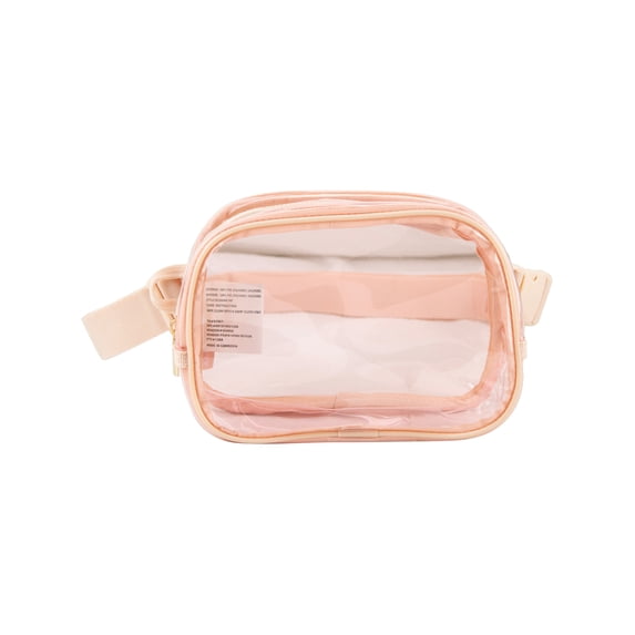 Eastsport Clear Fashion Cross Body Media Bag, Light Blue