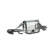 Eastsport Clear Stadium Cross Body, Black