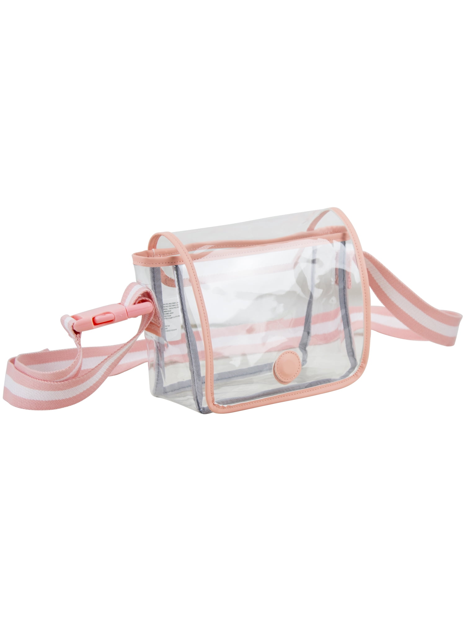 Eastsport Clear Stadium Cross Body, Blush