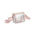 thumbnail image 1 of Eastsport Clear Stadium Cross Body, Blush, 1 of 7