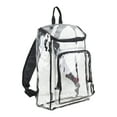 thumbnail image 1 of Eastsport Clear Top Loader Backpack, Black, 1 of 6