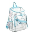 thumbnail image 1 of Eastsport Unisex Clear Top Loader Backpack, Spring Floral, 1 of 6