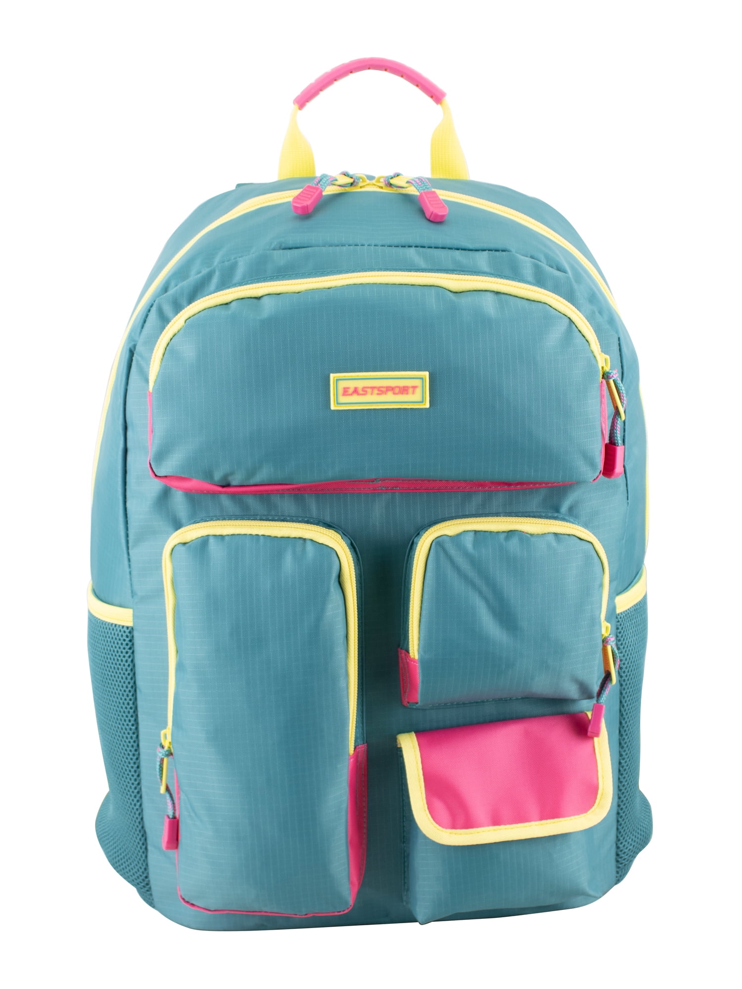 Eastsport Unisex 18.5" Crossroads Cargo Backpack, Soft Teal