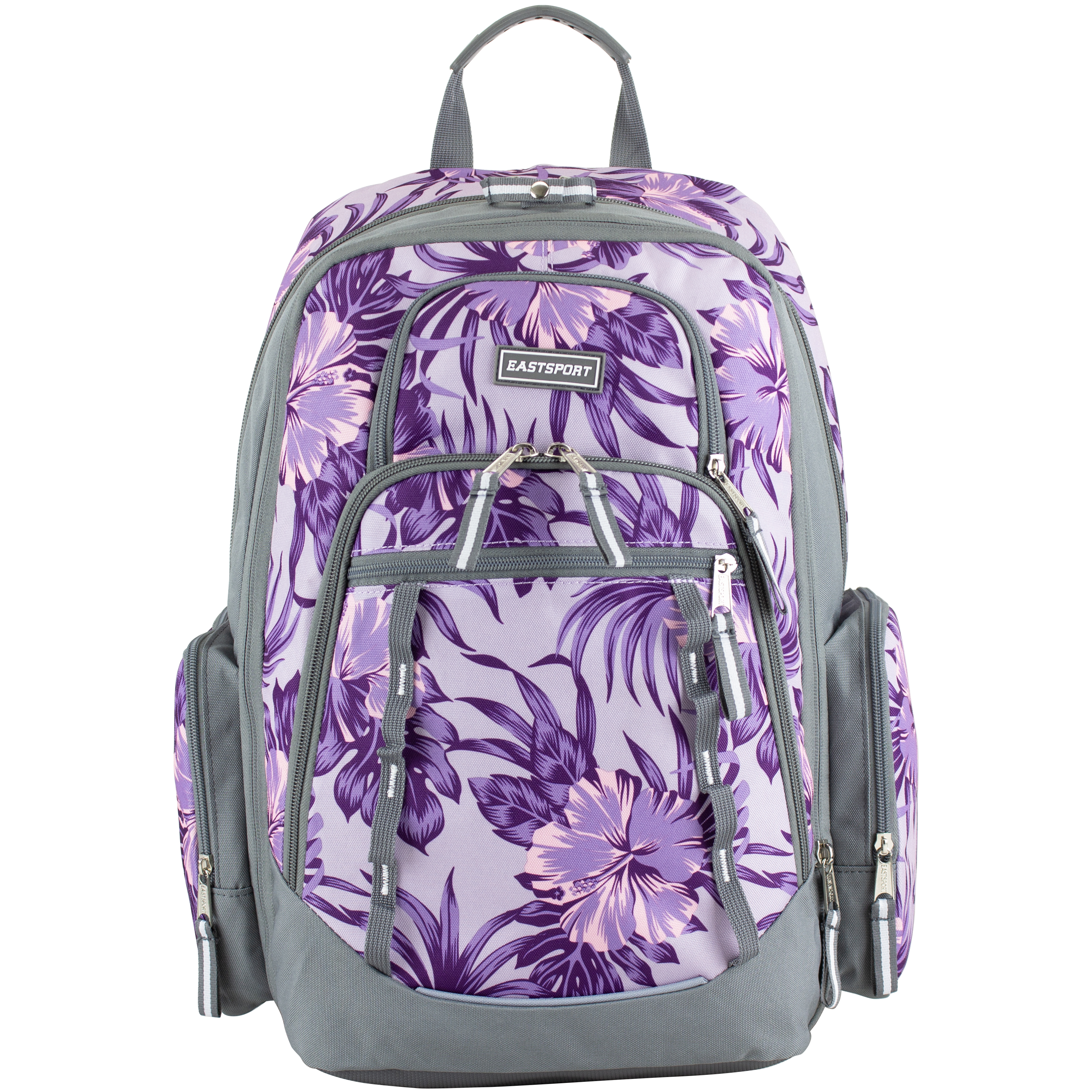 Unisex Diamond Expandable Recycled Backpack, Hibiscus Edge at Walmart