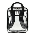 thumbnail image 1 of Eastsport Double Handle Clear Backpack, Black, 1 of 7