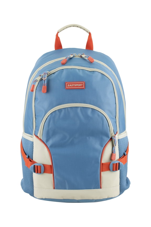 Unisex 18.5" Dynamic Athleisure Backpack, Blue Shadow Ripstop