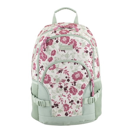 Eastsport Unisex 18.5" Dynamic Athleisure Backpack, Cheerful Flowers