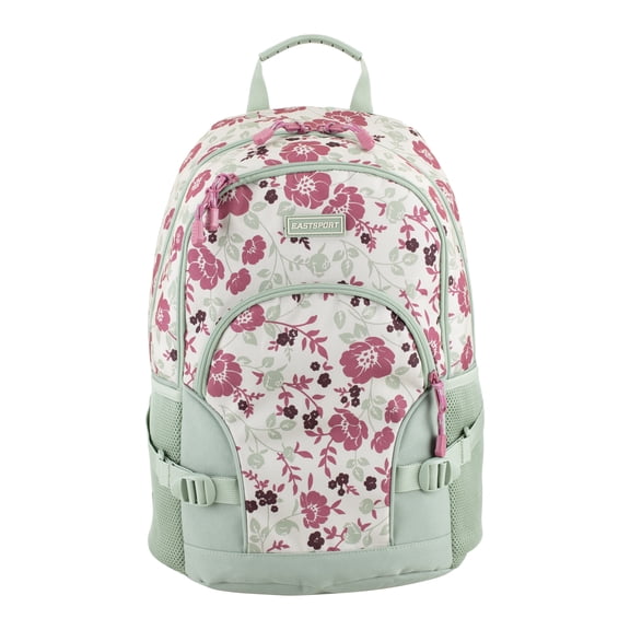 Eastsport Unisex 18.5" Dynamic Athleisure Backpack, Cheerful Flowers