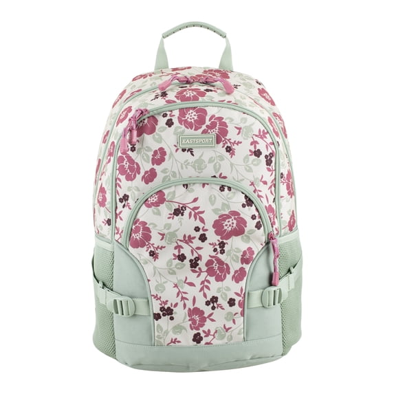 Eastsport Unisex 18.5" Dynamic Athleisure Backpack, Cheerful Flowers
