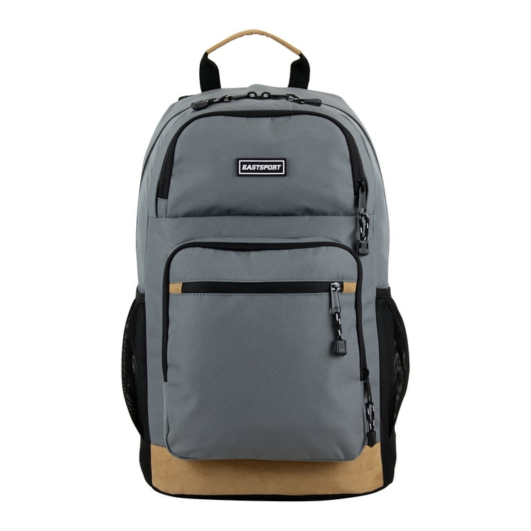 Grey suede backpack sale
