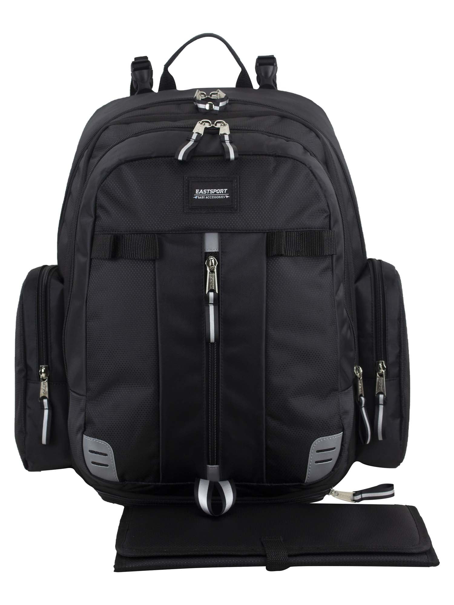 Eastsport Expandable Utopia Backpack Diaper Bag, Black, for Baby, Unisex
