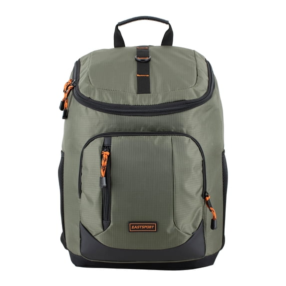 Eastsport Unisex 17.5" Fortress Top Loader Backpack, Army Green