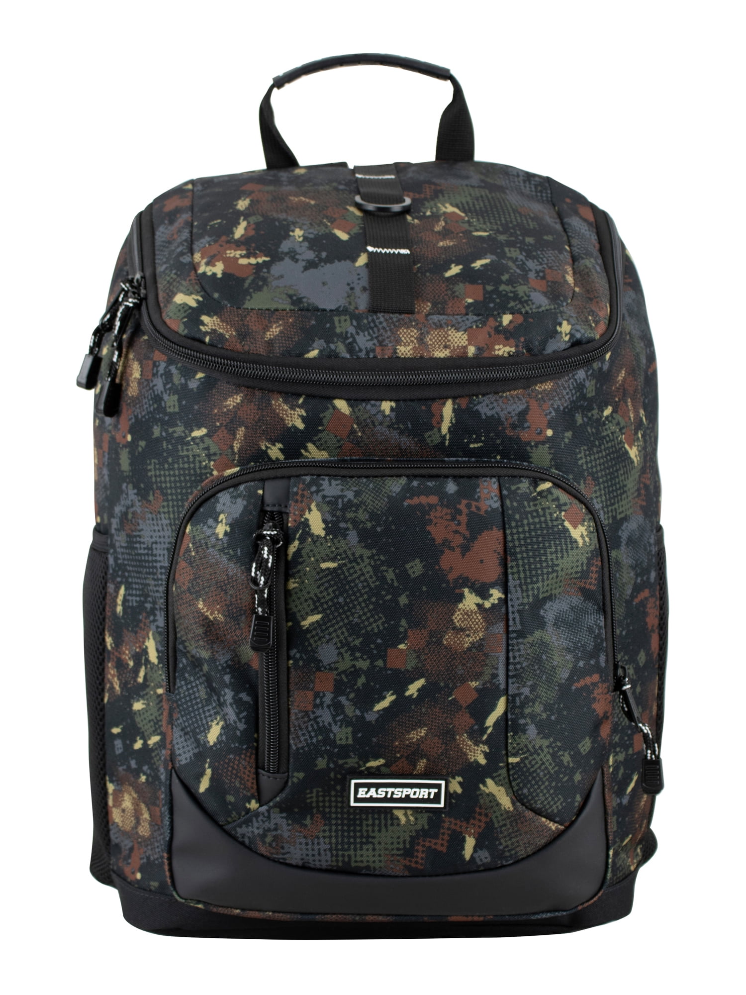 Eastsport Unisex 17.5" Fortress Top Loader Backpack, Camo Edge