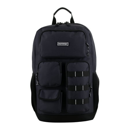 Eastsport Unisex Gramercy Backpack, Black/Nine Iron