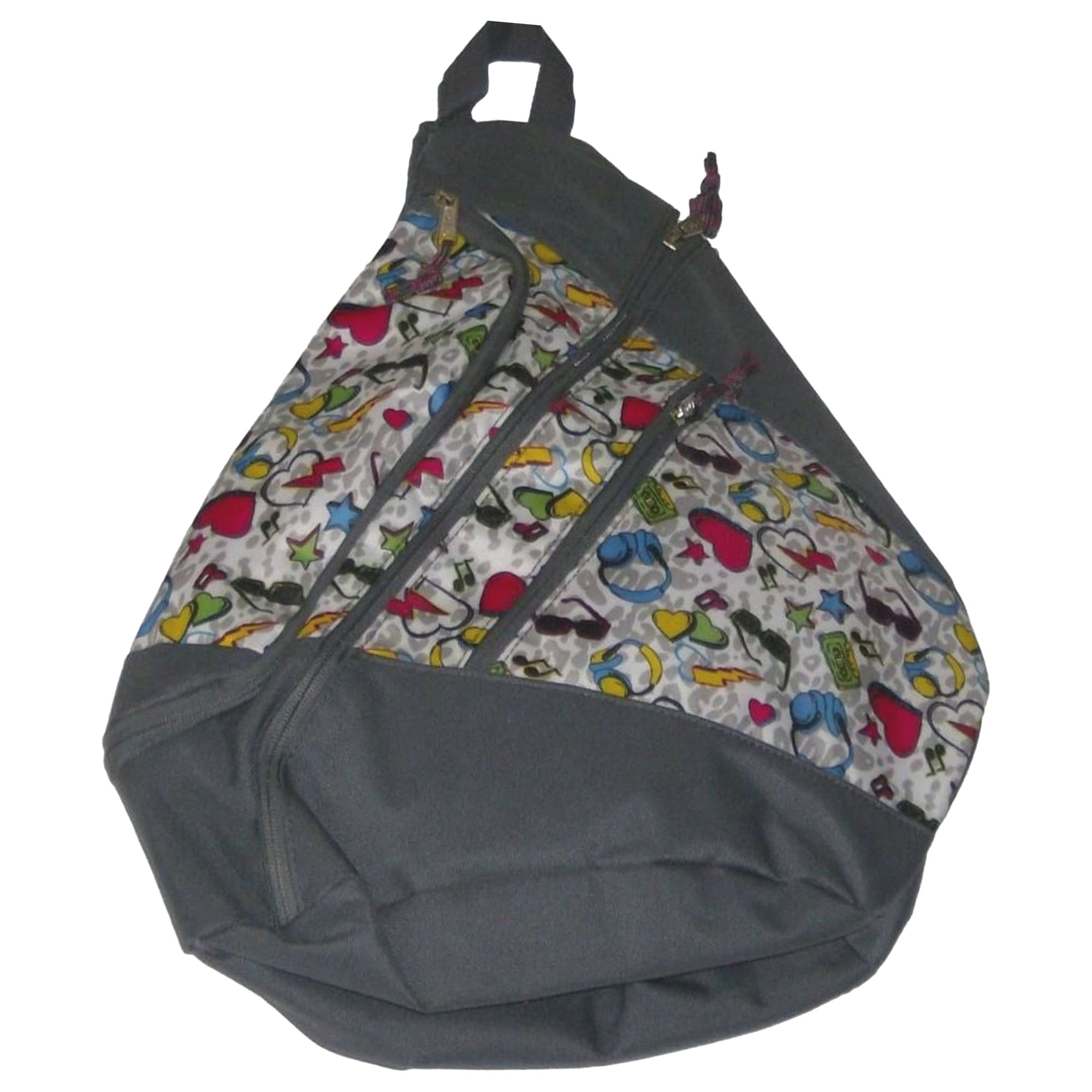 Eastsport Hearts & Music Backpack Sport School Travel Pretty Sling Bag Pack