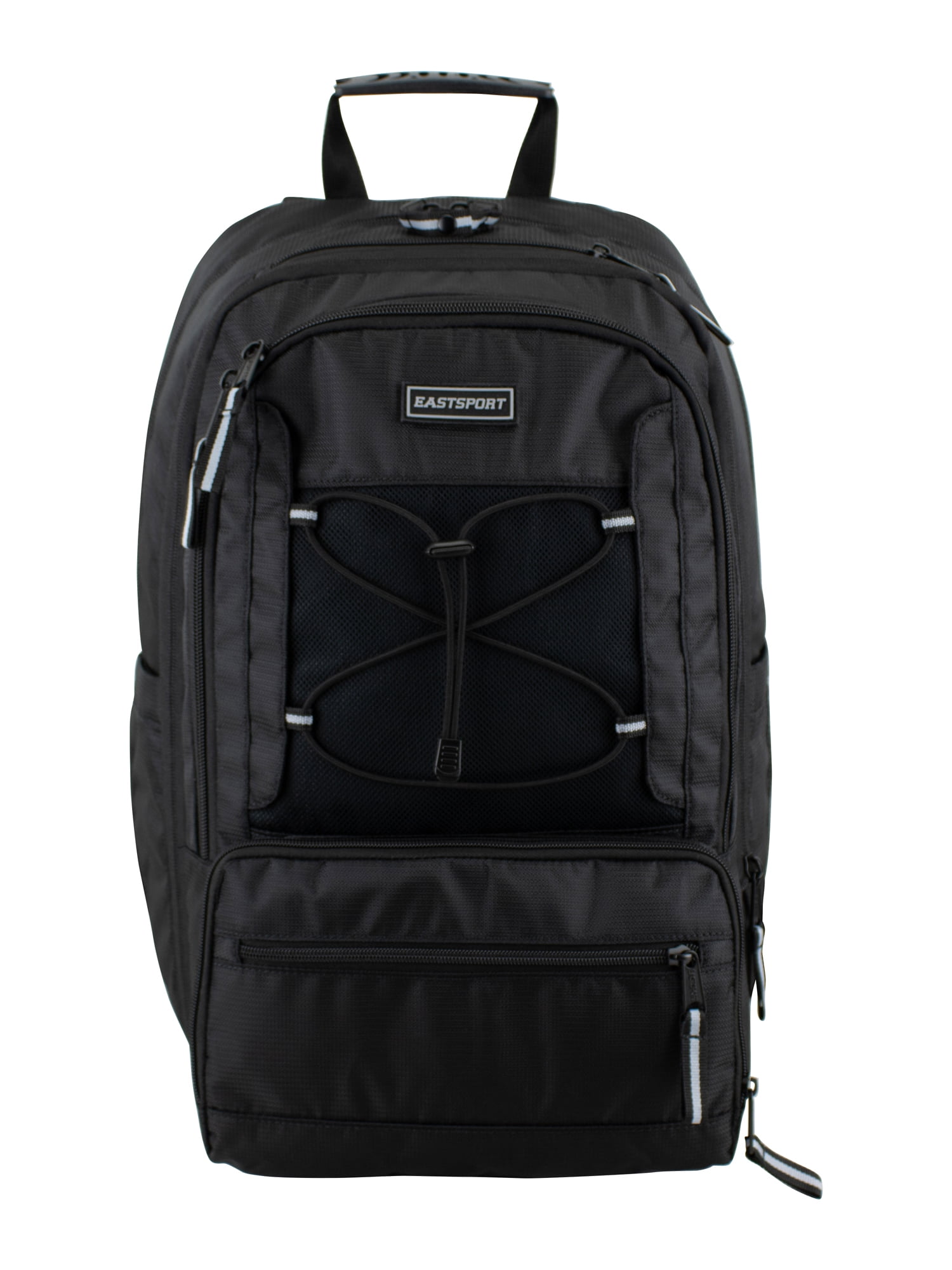 Eastsport Unisex 19" Impact Expandable Recycled Backpack, Black