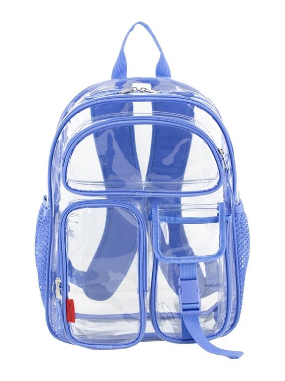 Unisex 16" Junction Cargo Clear Backpack, Persian Jewel