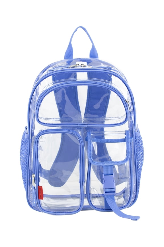 Unisex 16" Junction Cargo Clear Backpack, Persian Jewel