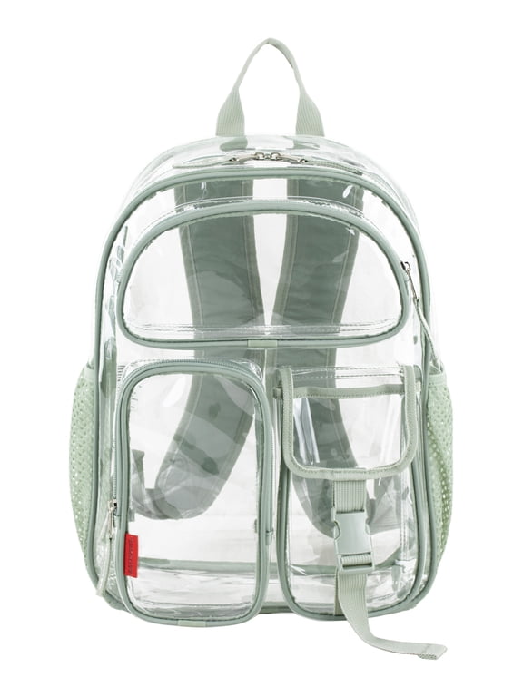 Unisex 16" Junction Cargo Clear Backpack, Seagrass