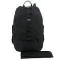 thumbnail interactive-video image 1 of Eastsport Madison Diaper Backpack, Black, With Bonus Changing Pad, 1 of 11