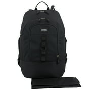 Eastsport Madison Diaper Backpack, Black, With Bonus Changing Pad