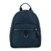 Eastsport Lauren Mini Backpack, Navy Glitter Dots